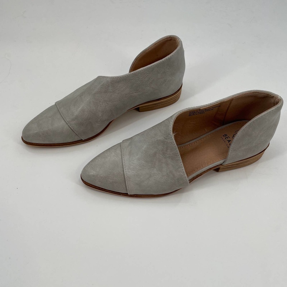 Beast Fashion grey Wrap slip on 7.5